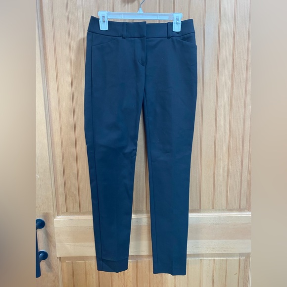 LOFT Black Women's Tailored Stretch Classic Skinny Pants - Picture 2 of 10